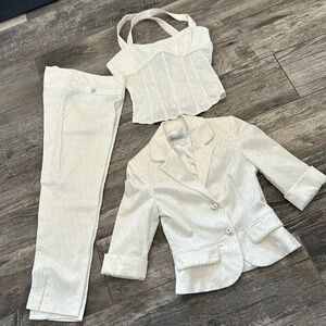 Three-piece Italian suit set